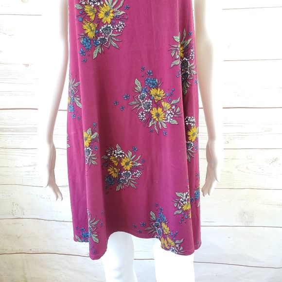 Anthropologie Alya floral print a line tank dress - Picture 3 of 6
